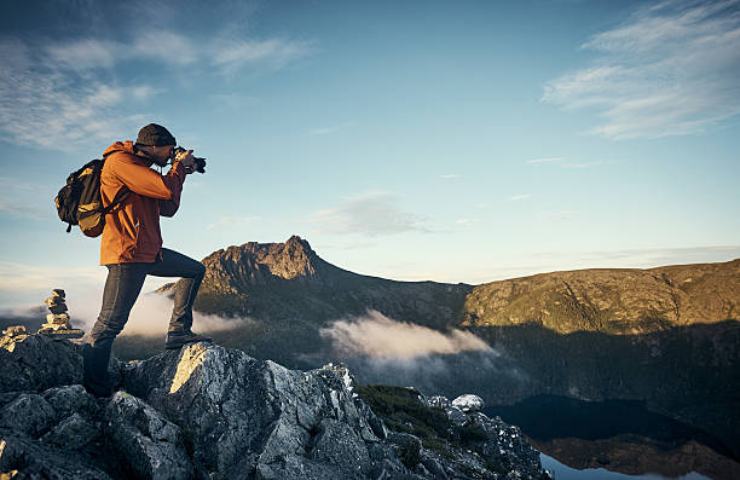 Fotografo in montagna