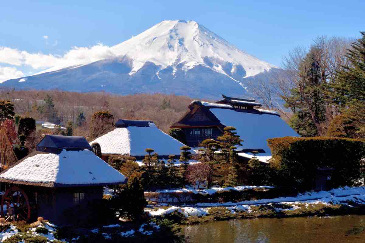 Mt Fuji, Taken from Oshino-Hakkai, Yamanashi Prefecture