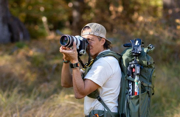 fotografare la montagna con un grandangolo o tele obiettivo