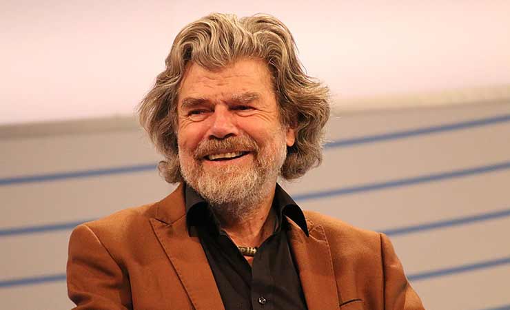 l'alpinista reinhold messner