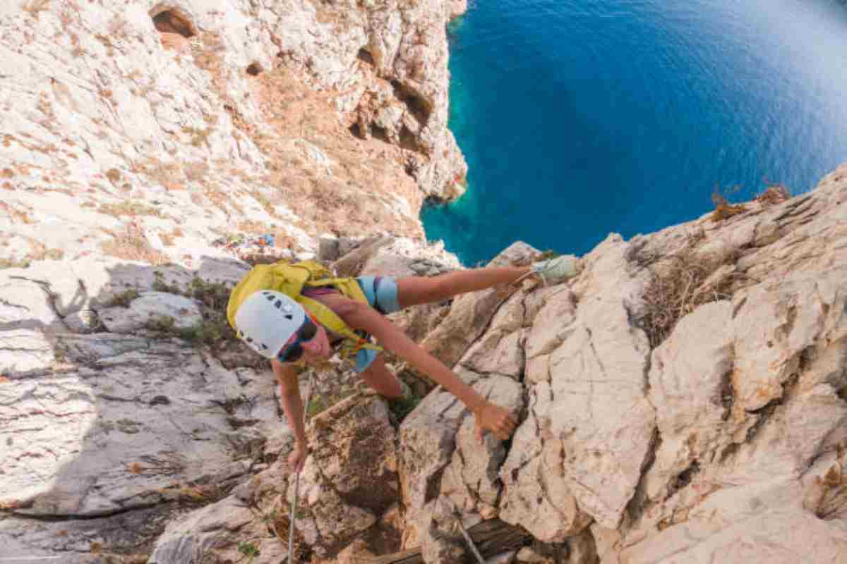 Arrampicare sul mare