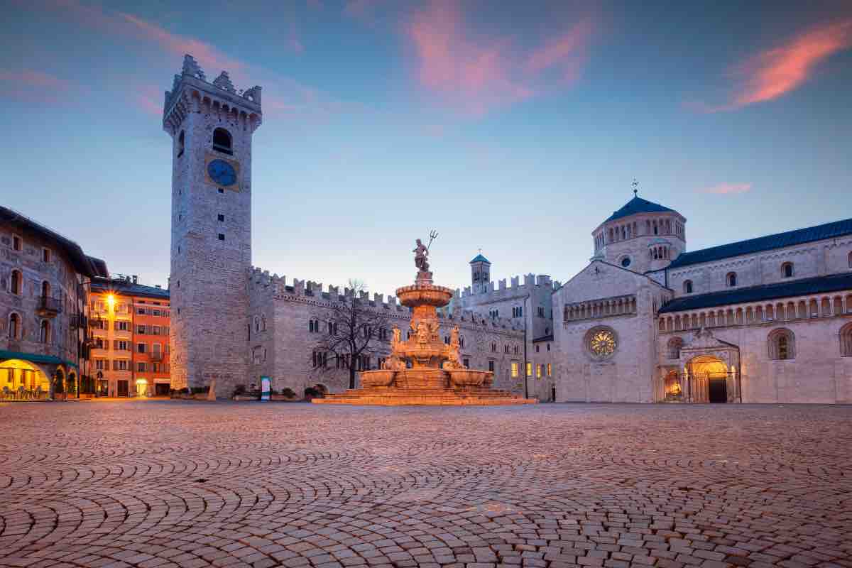 Una piazza di Trento